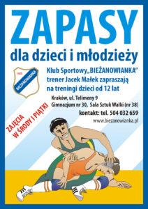 zapasy - plakat